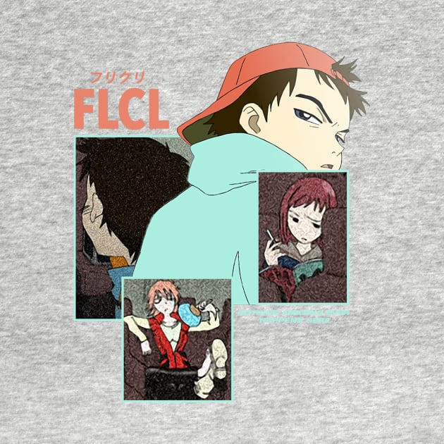 FLCL ''DEAD END'' V1 by riventis66